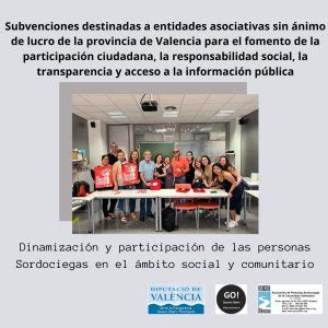 Concesión subvención Diputación de Valencia participación ciudadana