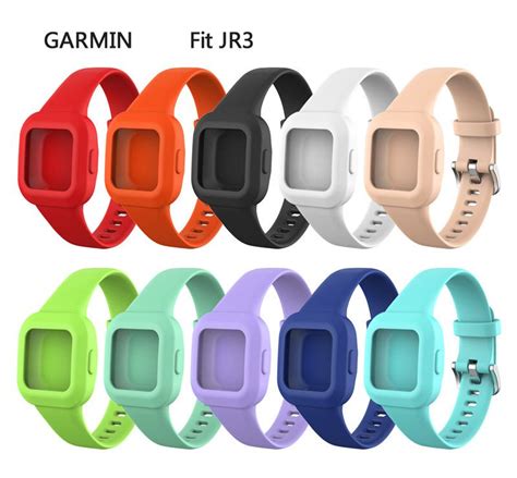 Silicone Bracelet Strap For Garmin Fit Jr3 Smart Watchband For