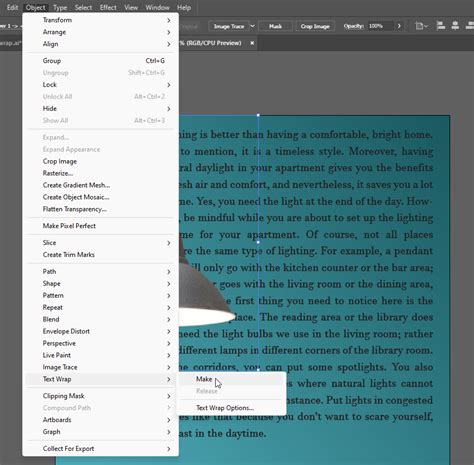 How to Wrap Text in Adobe Illustrator - Bittbox