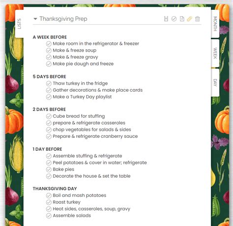 Thanksgiving Planner Organizing The Perfect Holiday Dinner