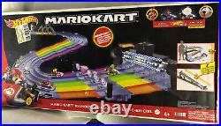 Car Track Set Hot Wheels Gxx Mario Kart Rainbow Road Track Set
