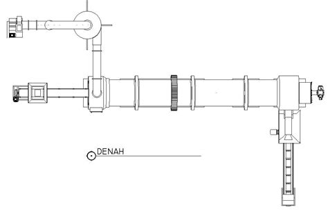 Detailed Plan Of Incinerator Machine In Autocad D Drawing Cad File