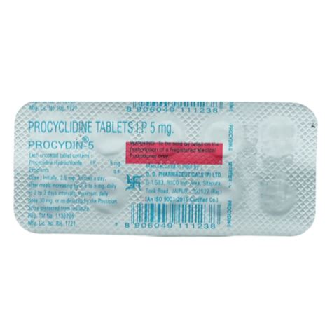 Procydin 5 Mg Tablet 10's Price, Uses, Side Effects, Composition ...