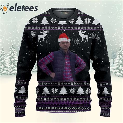 Sarim Akhtar Disappointed Meme D All Over Print Christmas Sweatshirt