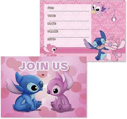 Lilo And Stitch Biglietti D Invito Stitch Inviti Compleanno Bambini