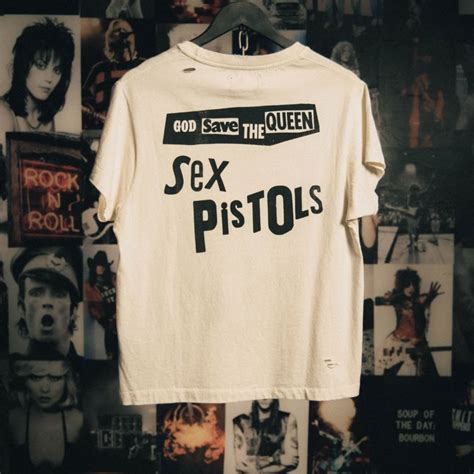 Sex Pistols God Save The Queen Vintage Band T Shirt Blonde Other Wolf Badger