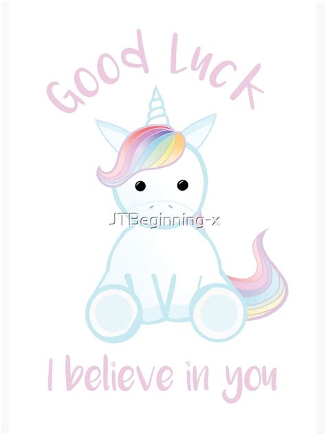 I Believe In You Unicorn Card Encouragement Card Support Card