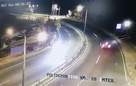 Queda Grabado El Brutal Accidente De Tránsito En La Ruta Interamericana