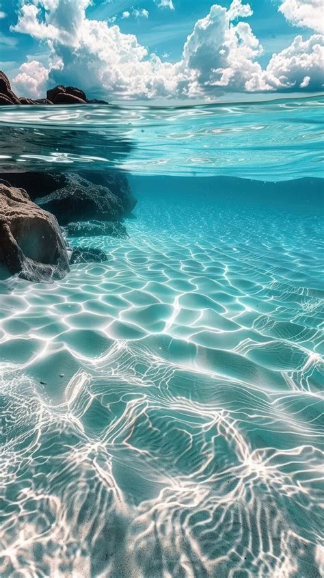 Beach wallpaper background underwater sea | Premium Photo - rawpixel