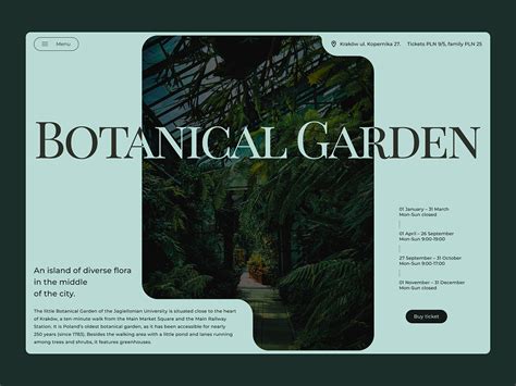 Design concept for Botanical Garden by Veronika Korshunova on Dribbble