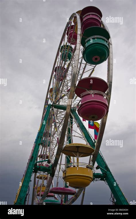 Tulip Time Festival Dutch Holland Michigan In USA Spinning Ferris Wheel