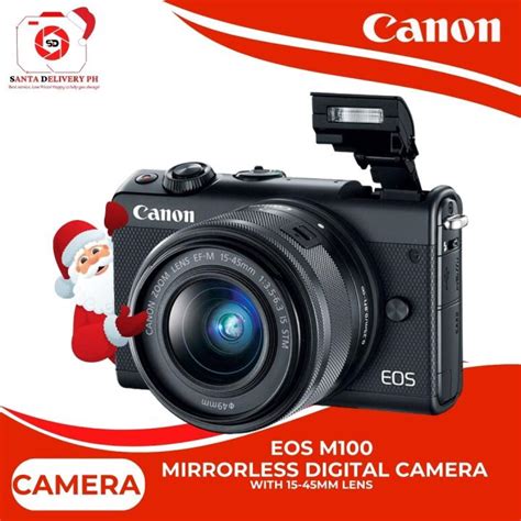 Canon Eos M100 Mirrorless Digital Camera With 15 45mm Lens Lazada Ph