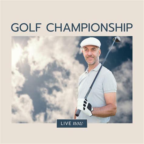 Mature Golfer Participating In Golf Championship From Pikwizard