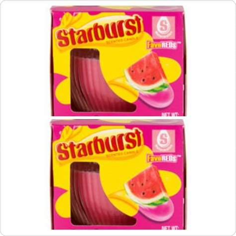 Starburst Watermelon Scented Candle 3 Oz 2 Pack Home