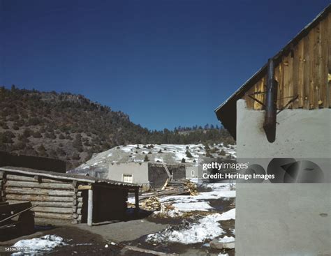 Placita, near Penasco, Taos Co., New Mexico. Artist John Collier. News ...