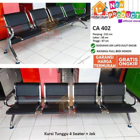 Jual Kursi Tunggu Kursi Bandara Kursi Terminal Dudukan Seater Jok Ca