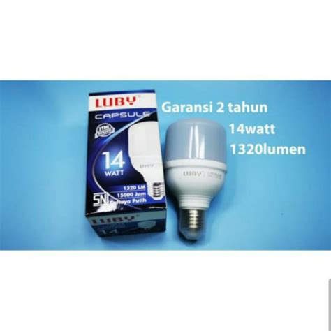 Jual Lampu Led Watt Capsule Merk Luby Cahaya Putih Super Terang