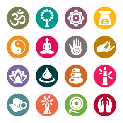 Icons Spa Massage — Stock Vector © Chachar 7108566