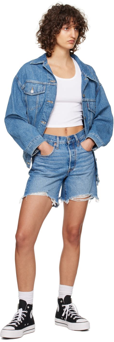 Levi S Blue 501 Denim Shorts Levi S Red