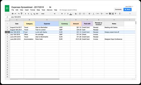 Self Employed Record Keeping Spreadsheet Within Selfemployed Expenses Spreadsheet — Db