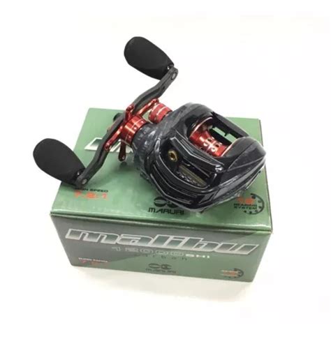 Reel Rotativo Maruri Malibu MALIBU 12000 CARBON Izquierdo Color Negra