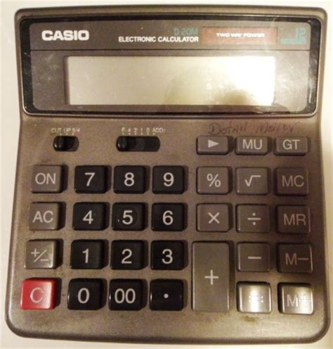 Casio D M Calculatrice Lcd Casio D M Casio Ledudu