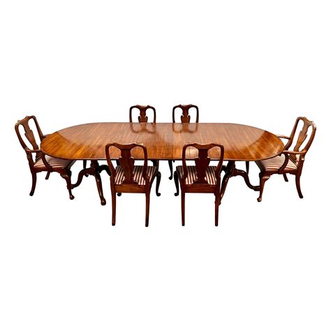 Henkel Harrris Cherry Dining Room Set 7 Pcs At 1stdibs