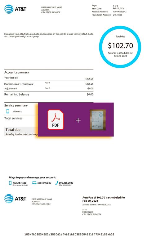 att bill pay line 7