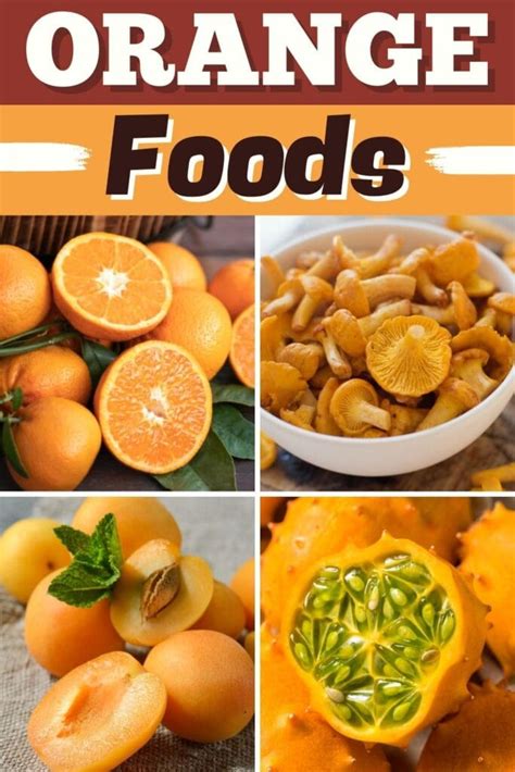 30 Orange Foods (Fruits, Vegetables, and More) - Insanely Good