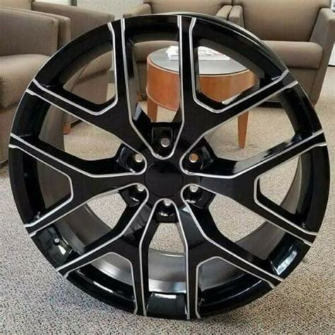 28 Inch Black Milled Replica 288 G04 Sierra Honeycomb Snowflake Wheels Rims Ebay