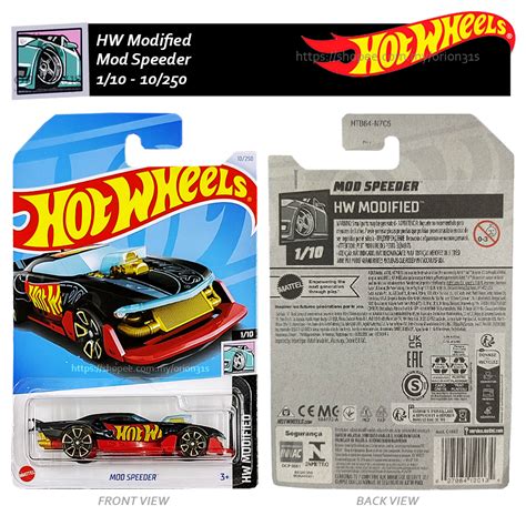Ready Stock Hot Wheels 1 64 HW Modified 2024 Mercedes Benz 68 Camaro McLaren Mad Mike Mod