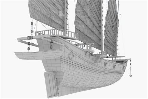 Chinese Junk Ship 3d Model Turbosquid 1930409