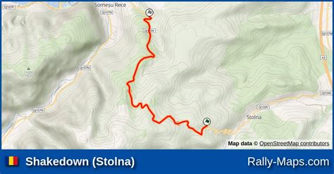 Shakedown Stolna Stage Map Raliul Clujului Cnrb Rally