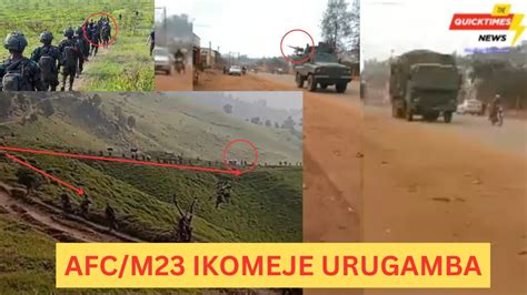 VIDEO M23 IKOMEJE IMBERE NIBIMODOKA BYINTAMBARA BYUZUYE ABASIRIKARE