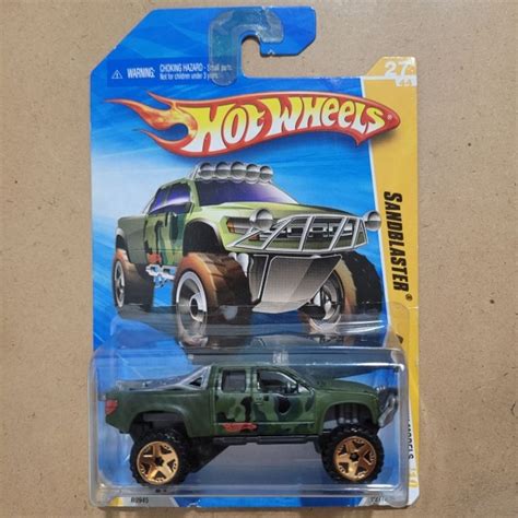 Jual HOT WHEELS SANDBLASTER 2010 NEW MODELS GREEN ARMY Shopee Indonesia