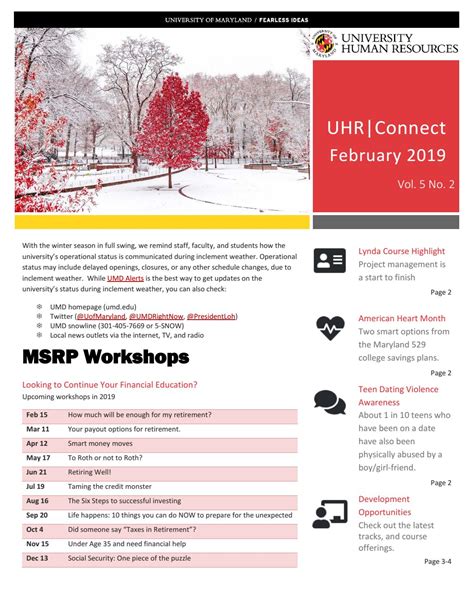 Uhrconnect February 2019 By University Human Resources Issuu