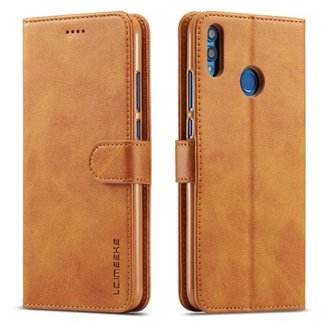 Leather flip case for huawei honor 8x case Honor 8X phone case for ...