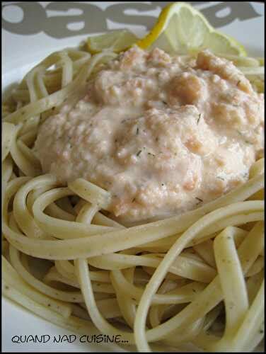 Linguines Citron Poivre La Cr Me De Saumon Fum De Quand Nad Cuisine