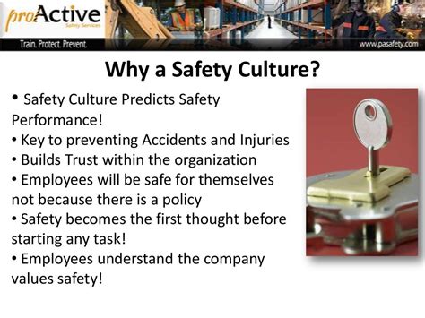 Building A Safety Culture