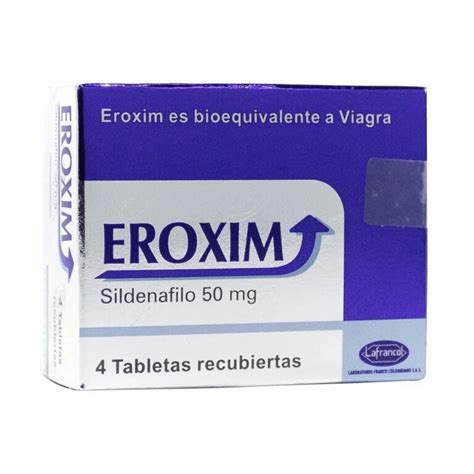 EROXIM 50MG 4 TABLETAS FarmaciasVer