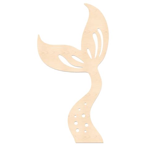 Mermaid Tail Shape Laser Cut Mermaid Tail Cutout Etsy