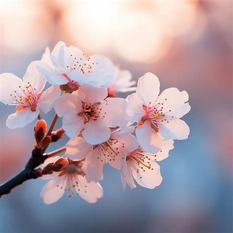 Premium Photo | Delicate Cherry Blossom Up Close