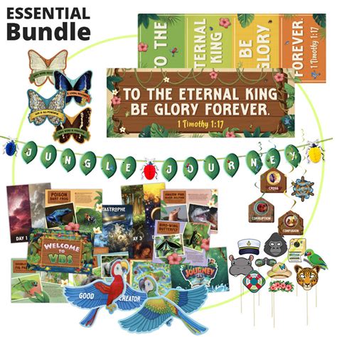 Decor Kickstarter BUNDLE - Great Jungle Journey VBS 2024 by Answers ...