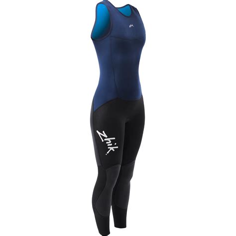 Zhik Womens Microfleece V Skiff Long John Wetsuit Skf W Navy