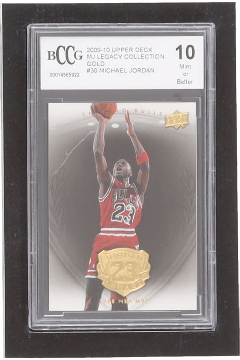 Michael Jordan Upper Deck Michael Jordan Legacy Collection Gold