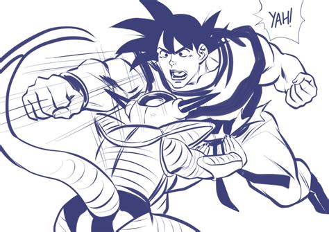 Goku Vs Freeza Brutal Sexy Fight B By Van Brand Artworks On Deviantart