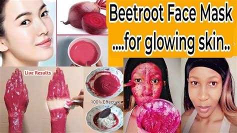 3 Diy Beetroot Face Pack And Skin Care Remedies For Glowing Skin Youtube