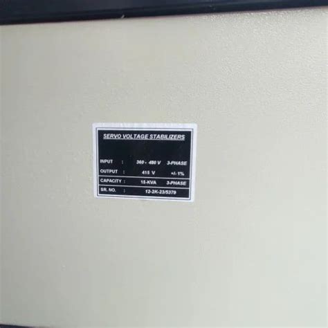 Three Phase 40 Kva Servo Voltage Stabilizer Air Cooled Svs40 For