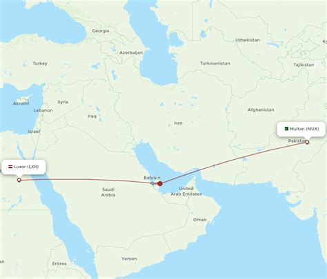 Flights From Luxor To Multan LXR To MUX Flight Routes