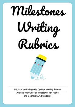 Rd Grade Informational Writing Rubric Pt Milestones And Common Core